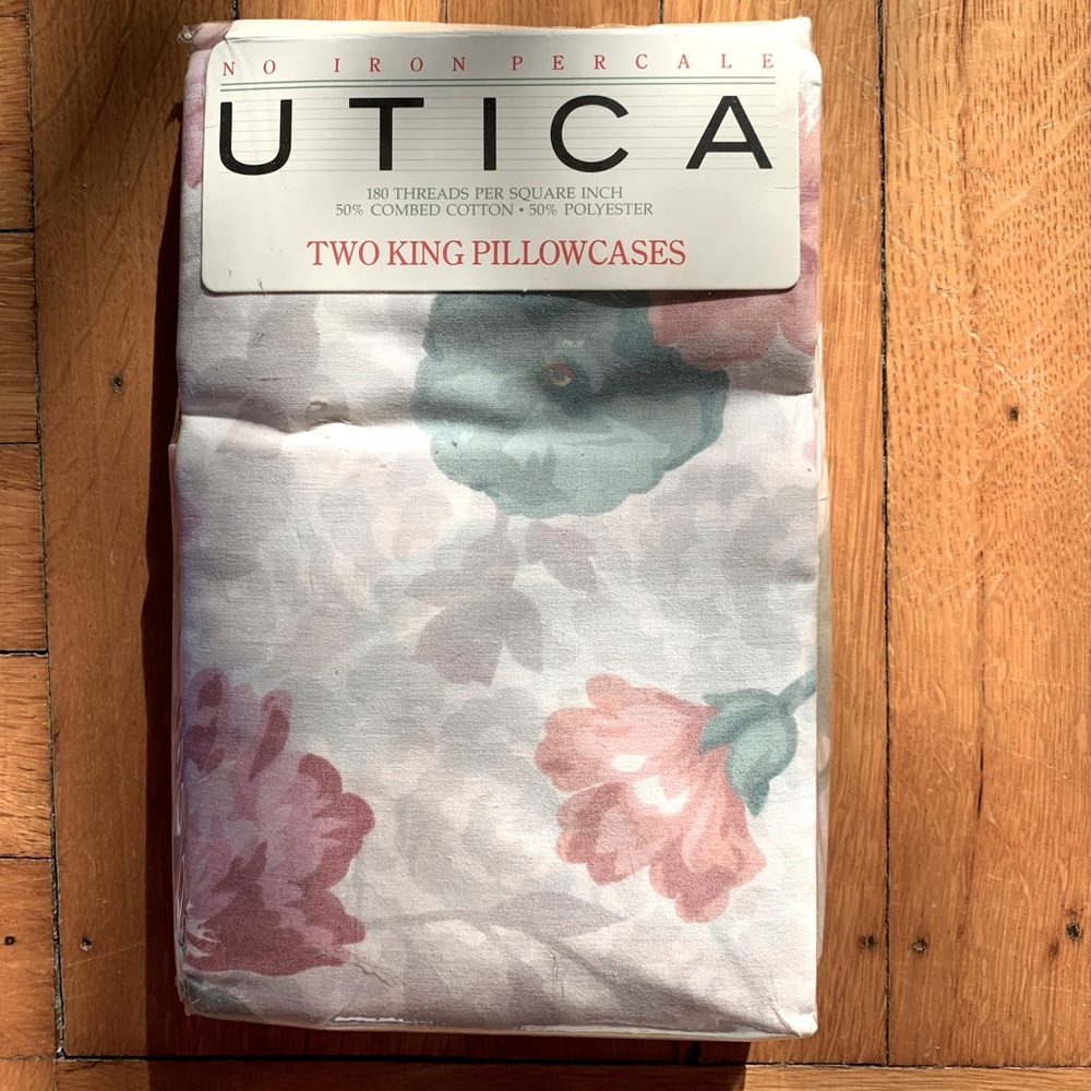 Utica Two king pillowcases floral